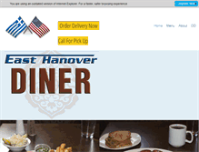 Tablet Screenshot of easthanoverdiner.com